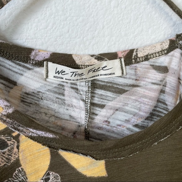 Free People Hey Girl Tank Top Sz Medium - Picture 6 of 12